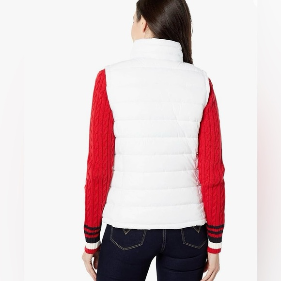 NWT Tommy Hilfiger Puffer Vest Bright White - Picture 2 of 4